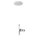 Opção: Chuveiro em INOX, de embutir no tecto Ø380 mm (Chuva)
