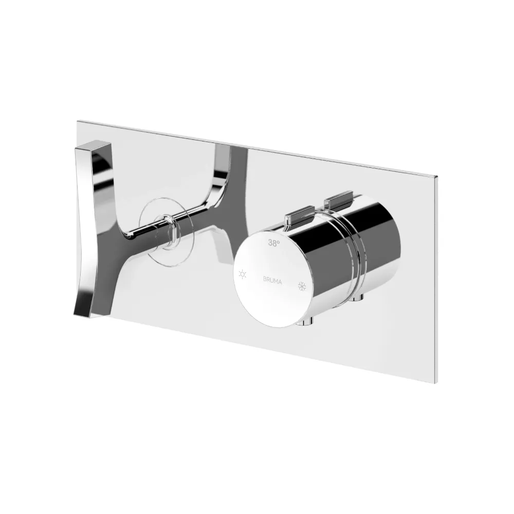 Misturadora termostática embutida, com 2 saídas