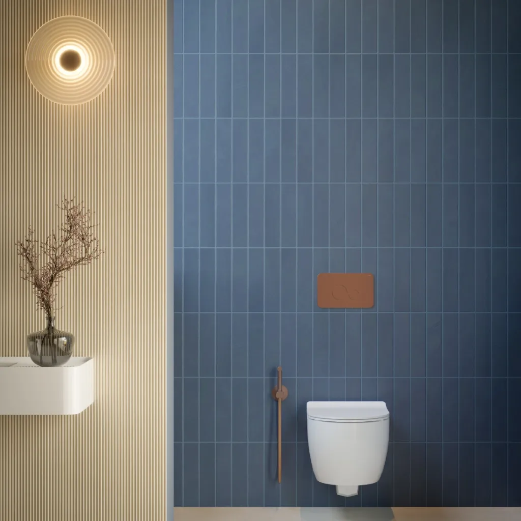 Placas de Descarga BRUMA: um novo gesto de design no espaço de banho